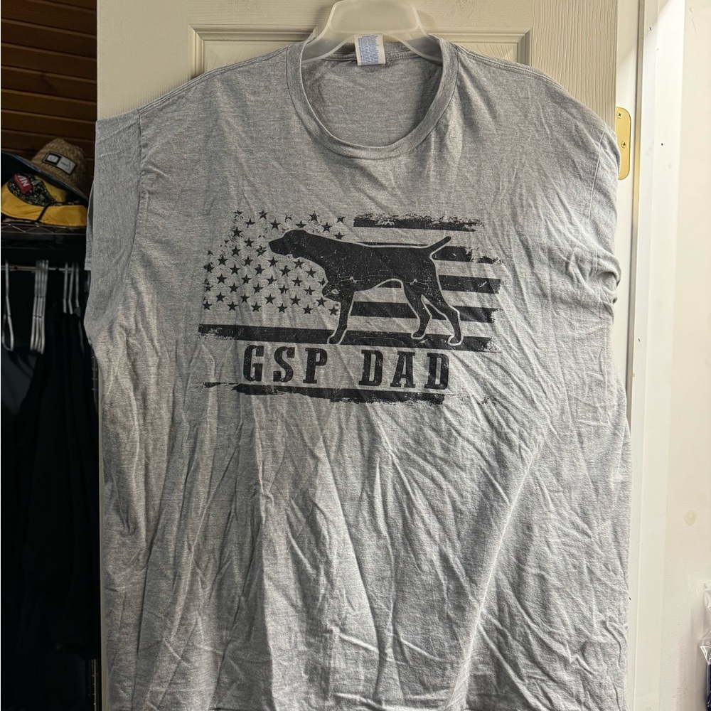 Port and Company Gray GSP Dad T-Shirt